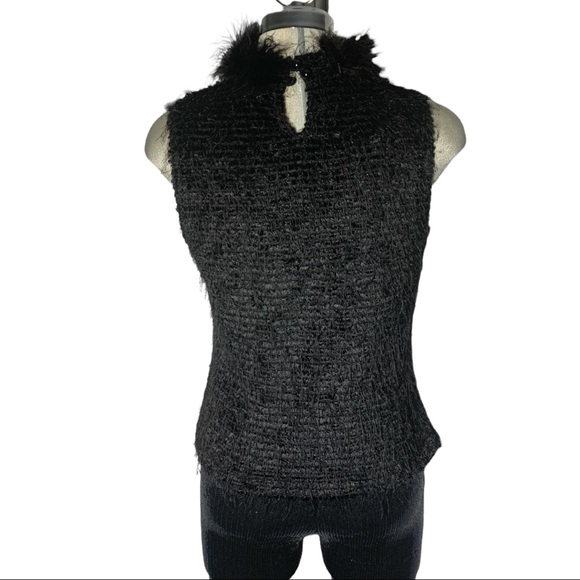 Black Fency Top Sleeveless Size M - Picture 3 of 16